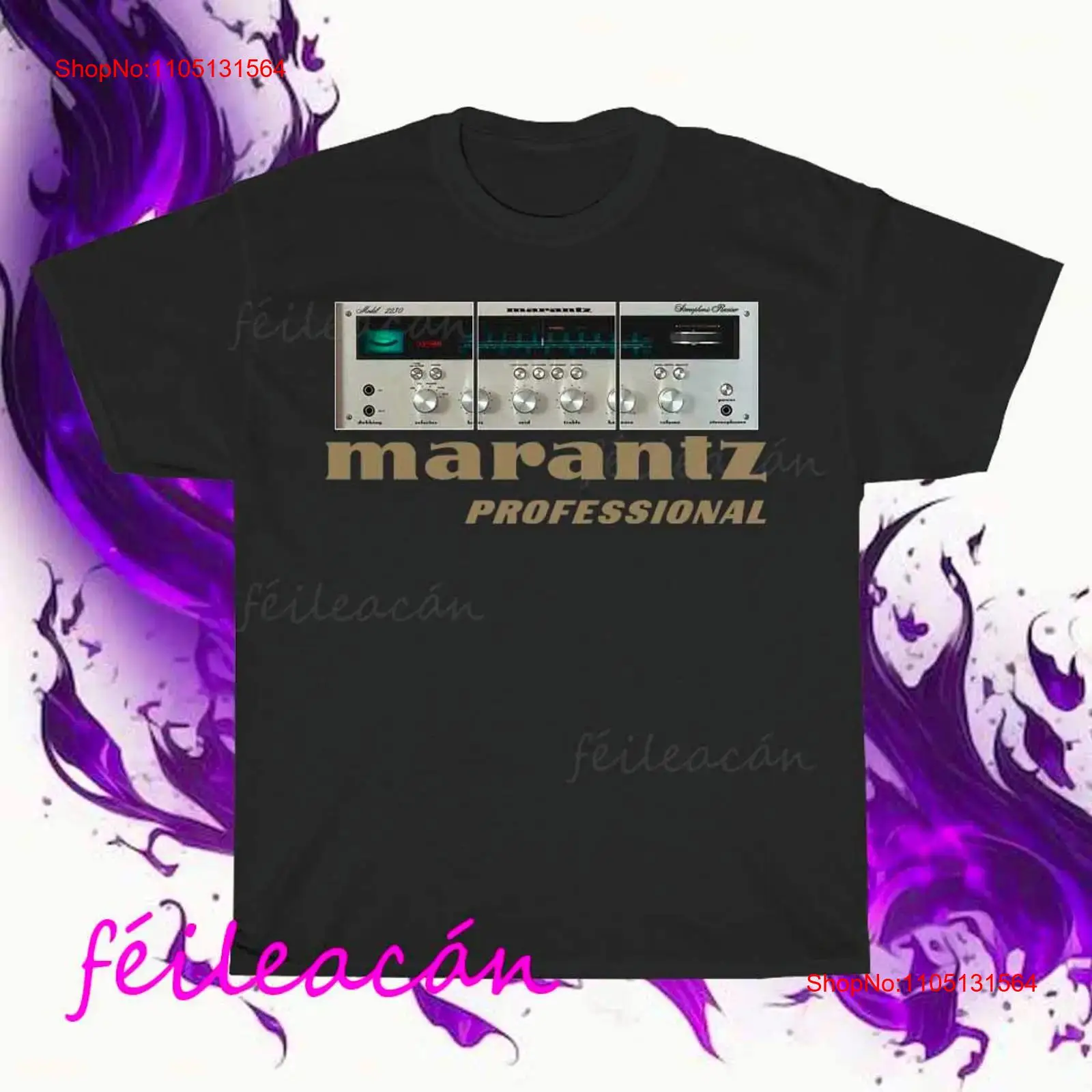 Streetwear Brand Logo - Gloednieuw Marantz Versterker Logo Amerikaans T-shirt