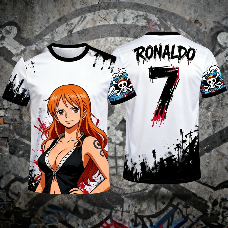 One Piece Luffy No.7 Co-brande - Streetwear Brand Jersey recensie en prijs