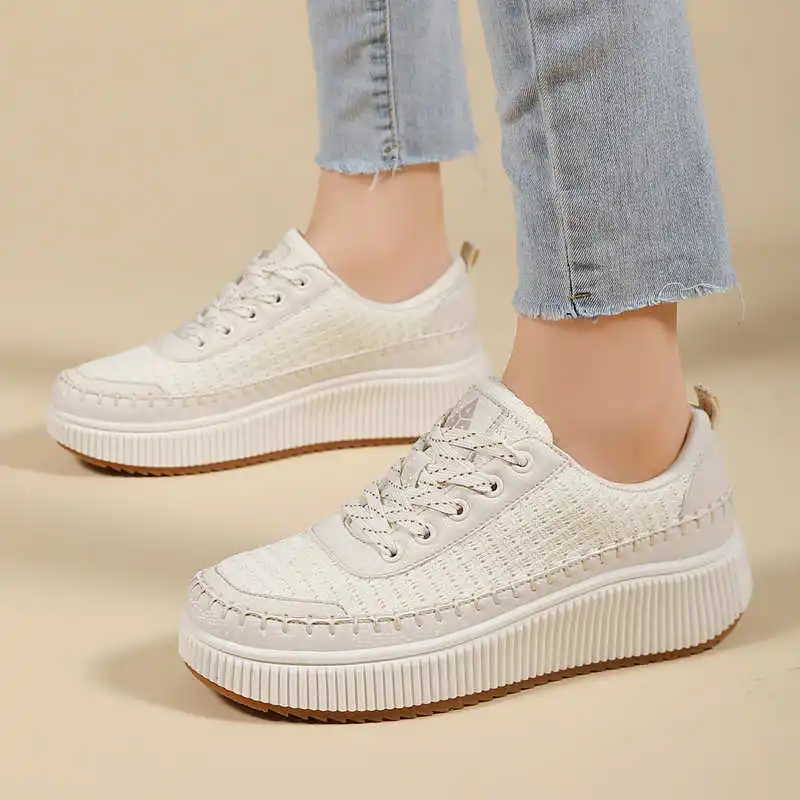 Bruine schoenen Dames Flats He - Streetwear Brand In Vietnam recensie en prijs