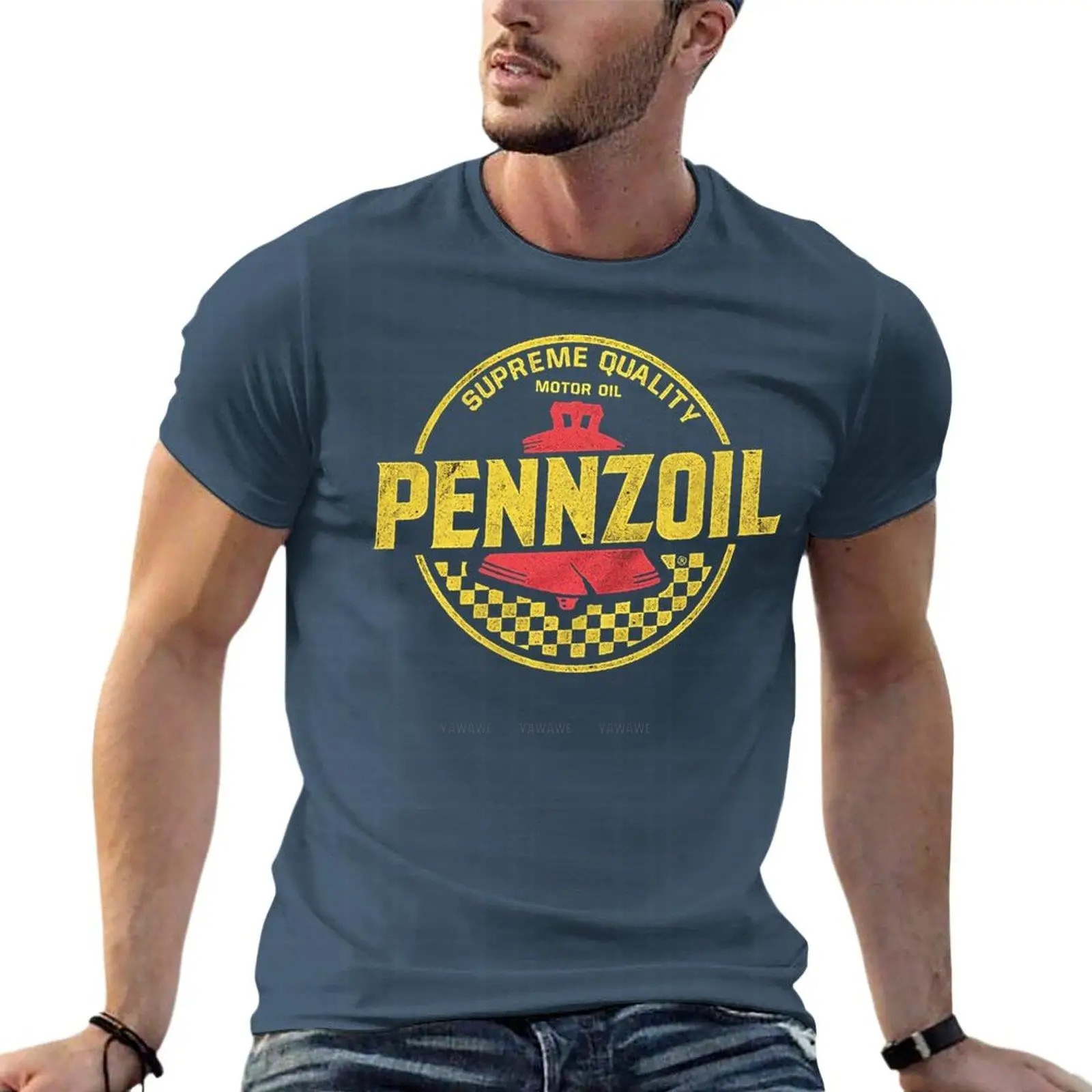 Distressed Pennzoil Motor Olie - Streetwear Brand Logo recensie en prijs